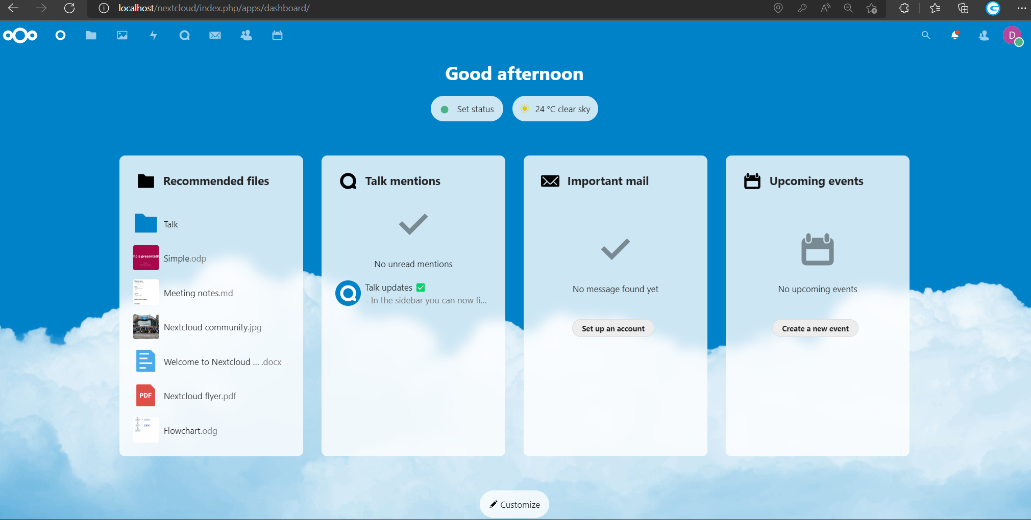 Nextcloud on wsl ubuntu doubleecpu